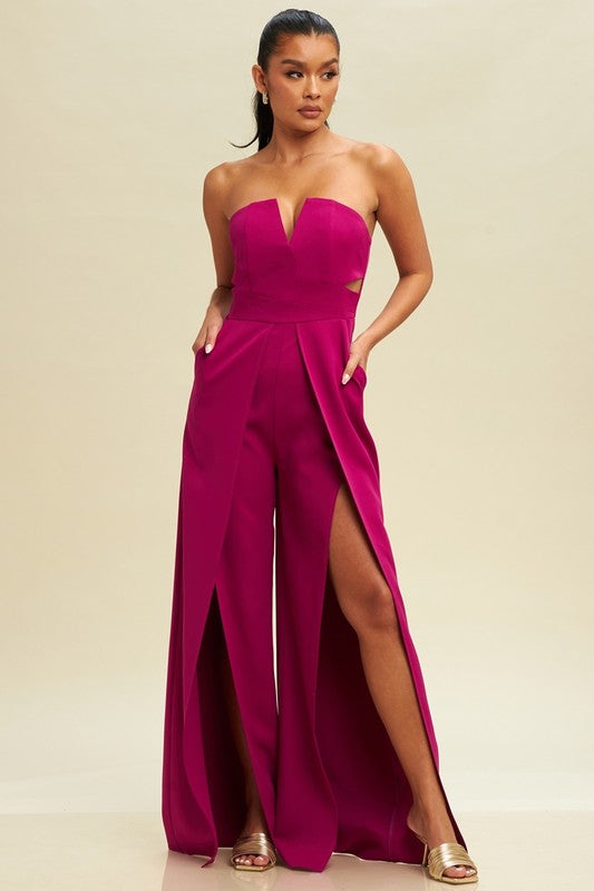 Palazzo Magenta Jumpsuit