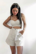 Load image into Gallery viewer, Ivanna Stripe Short Set
