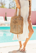 Load image into Gallery viewer, Tropic Tote Bag- Tan
