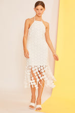 Load image into Gallery viewer, White Circle Tassel Cocktail Dress
