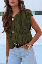 Load image into Gallery viewer, Olive Sweater Vest
