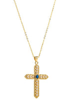 Load image into Gallery viewer, Perla Cross Necklace
