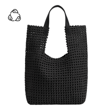 Load image into Gallery viewer, Rihanna Black Large Tote Bag
