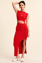 Load image into Gallery viewer, Amina Bodycon Dress Red
