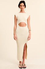 Load image into Gallery viewer, Amina Bodycon Dress Ivory
