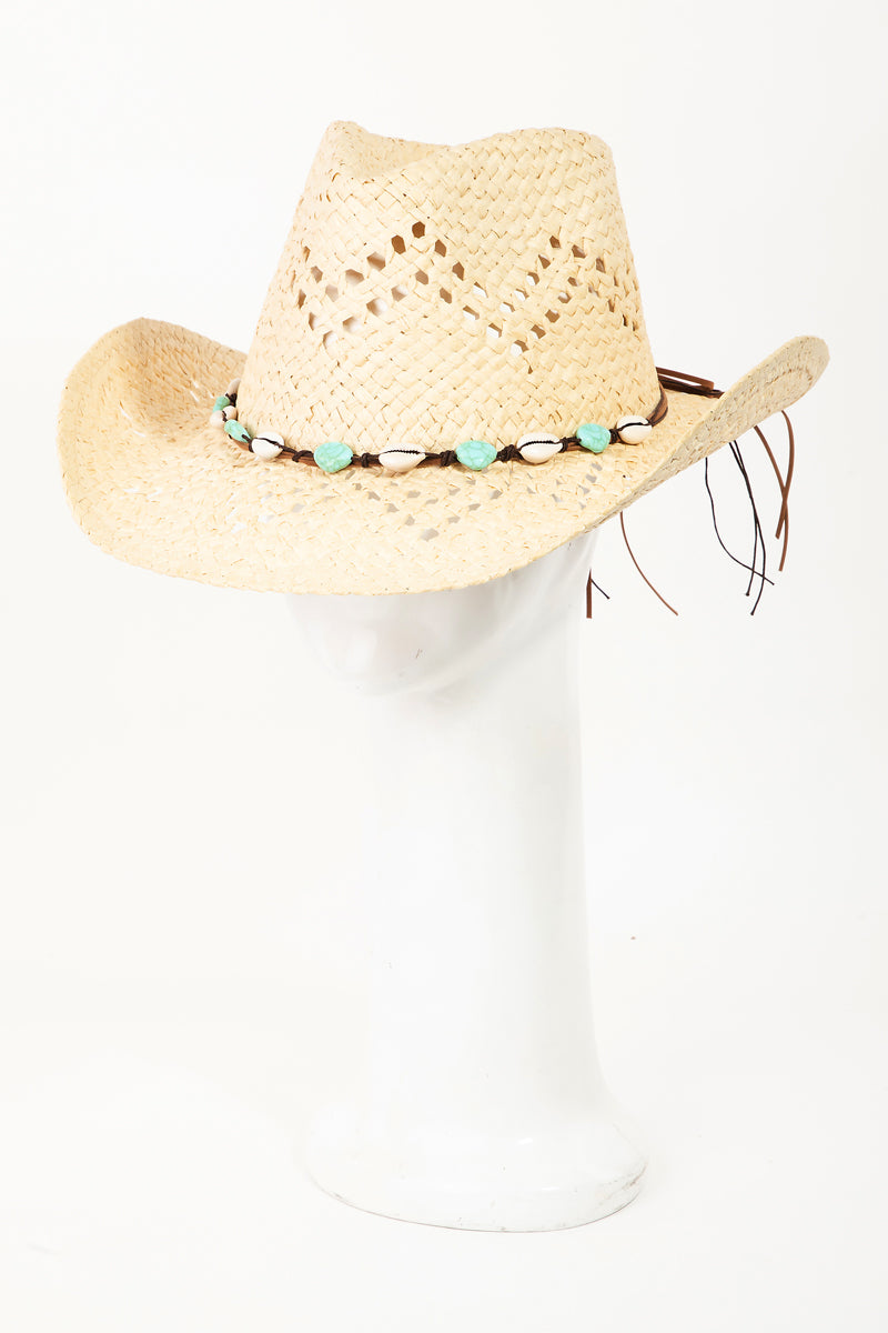 Maia Shells Western Hat