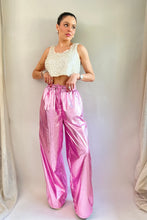 Load image into Gallery viewer, Pink Metallic Parachute Pant
