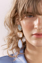 Load image into Gallery viewer, Rosy Oriana Drop Earrings
