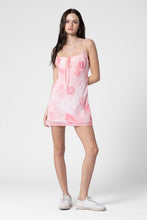 Load image into Gallery viewer, Pink Rosette Mini Dress
