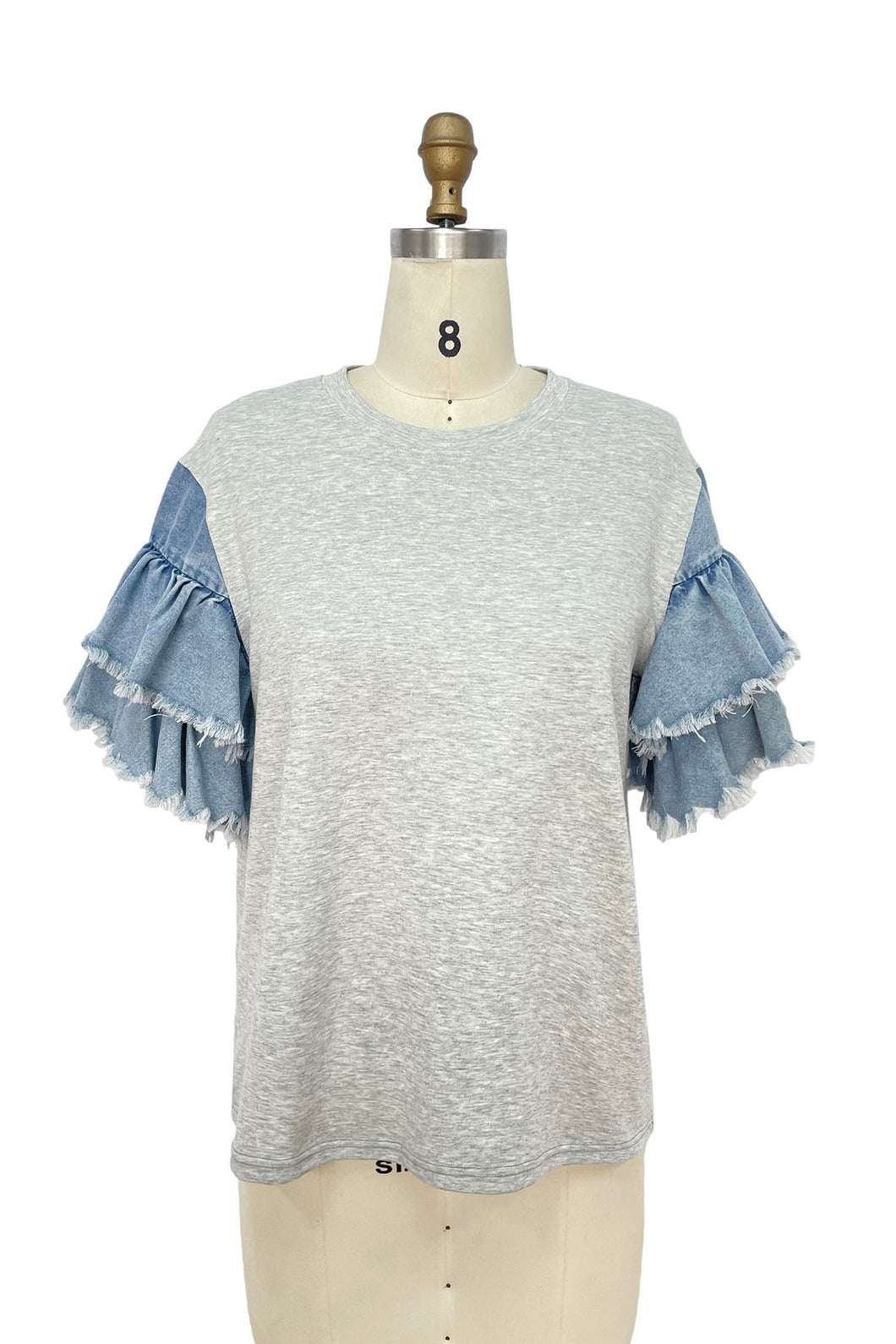 Denim Sleeves Tee