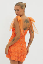 Load image into Gallery viewer, Biba Embroidered Mini Dress- Orange
