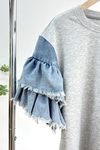 Load image into Gallery viewer, Denim Sleeves Tee
