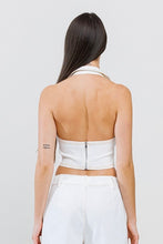 Load image into Gallery viewer, White Denim Rings Vest Top
