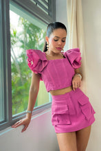 Load image into Gallery viewer, Mela Pink Skort Set
