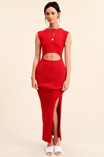 Load image into Gallery viewer, Amina Bodycon Dress Red
