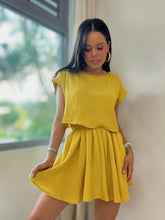 Load image into Gallery viewer, Mustard Skirt Set
