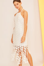 Load image into Gallery viewer, White Circle Tassel Cocktail Dress
