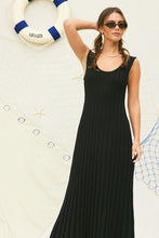 Load image into Gallery viewer, Black Knit Maxi Dress
