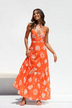 Load image into Gallery viewer, Sole Maxi Dress- Red Orange
