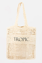 Load image into Gallery viewer, Tropic Tote Bag- Light Natural
