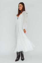 Load image into Gallery viewer, Carlota Balloon Sleeve Maxi Dress- White
