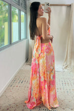 Load image into Gallery viewer, Paradise Tie Back Halter Maxi Dress
