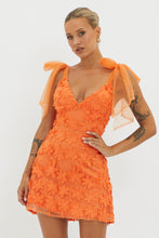 Load image into Gallery viewer, Biba Embroidered Mini Dress- Orange
