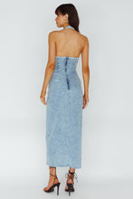 Load image into Gallery viewer, Bodycon Denim Maxi Dress
