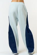 Load image into Gallery viewer, Denim Jogger Contrast Pant Set
