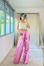 Load image into Gallery viewer, Pink Metallic Parachute Pant
