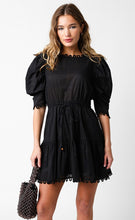 Load image into Gallery viewer, Blaire Puff Sleeves Dress- Black
