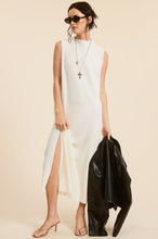 Load image into Gallery viewer, Sofia Pleated Midi Dress Ivory
