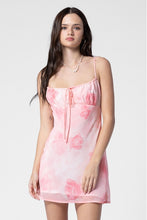 Load image into Gallery viewer, Pink Rosette Mini Dress
