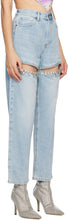 Load image into Gallery viewer, Crystals Denim Jeans
