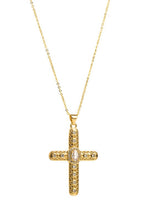 Load image into Gallery viewer, Crystal Cross Necklace
