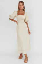 Load image into Gallery viewer, Sibille Puff Sleeve Dress- Ivory
