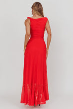 Load image into Gallery viewer, Monroe Red Maxi Dress
