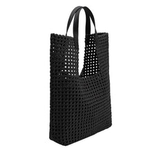 Load image into Gallery viewer, Rihanna Black Large Tote Bag
