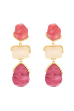 Load image into Gallery viewer, Rosy Oriana Drop Earrings
