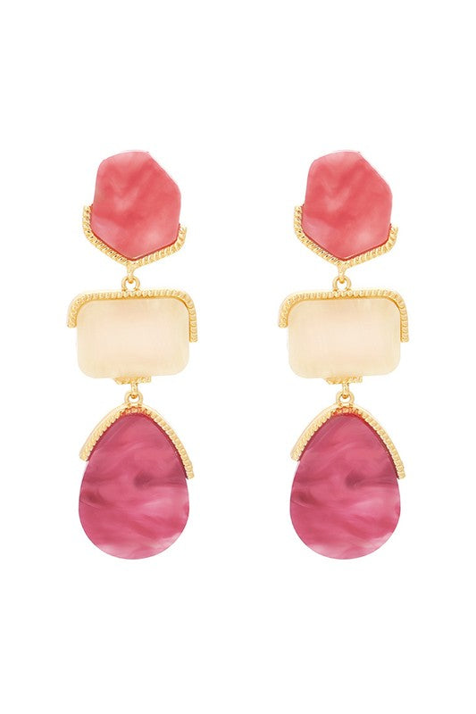 Rosy Oriana Drop Earrings