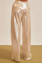 Load image into Gallery viewer, Champagne Shimmer Dress Pants
