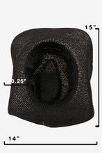 Load image into Gallery viewer, Helena Western Hat- Black
