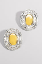 Load image into Gallery viewer, Marietta Elliptic Earrings- Gold
