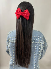 Load image into Gallery viewer, Linen Hair Clip Bow
