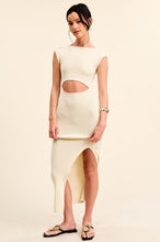 Load image into Gallery viewer, Amina Bodycon Dress Ivory
