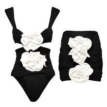 Load image into Gallery viewer, W|B Rosette Cut Out Bodysuit
