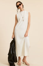 Load image into Gallery viewer, Sofia Pleated Midi Dress Ivory
