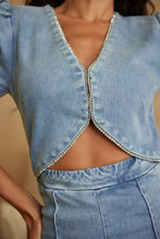 Load image into Gallery viewer, Denim Stretch Jumpsuit
