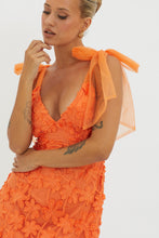 Load image into Gallery viewer, Biba Embroidered Mini Dress- Orange
