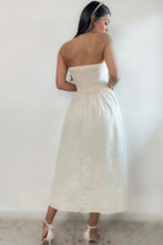 Load image into Gallery viewer, Mara Strapless Cream Dress
